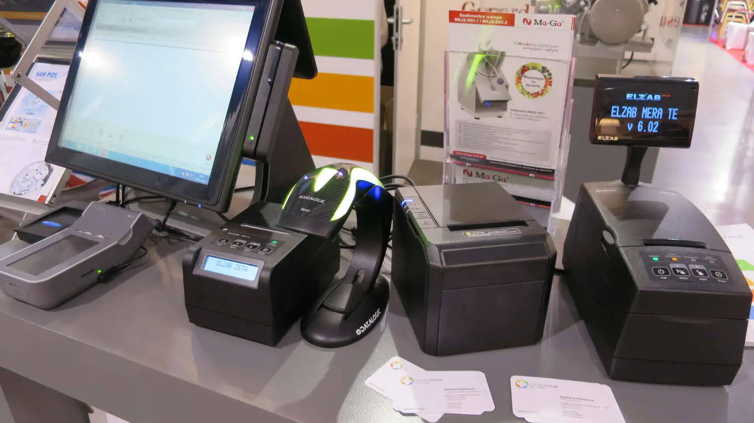 POS-System in Polen: Das System wir via Scanner sowie externen Drucker unterstützt.